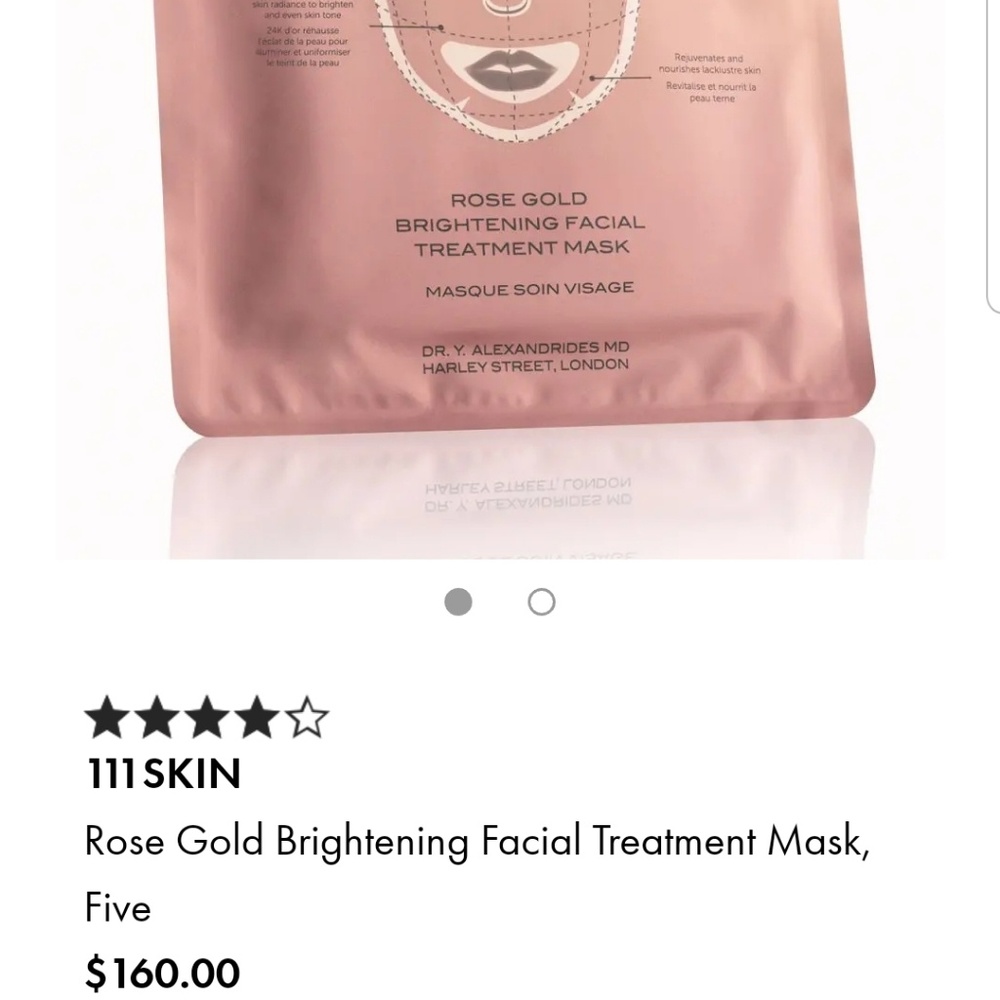 111Skin Rose Gold Face Mask 5 pc